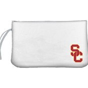 USC Trojans Clear SC Interlock Wristlet